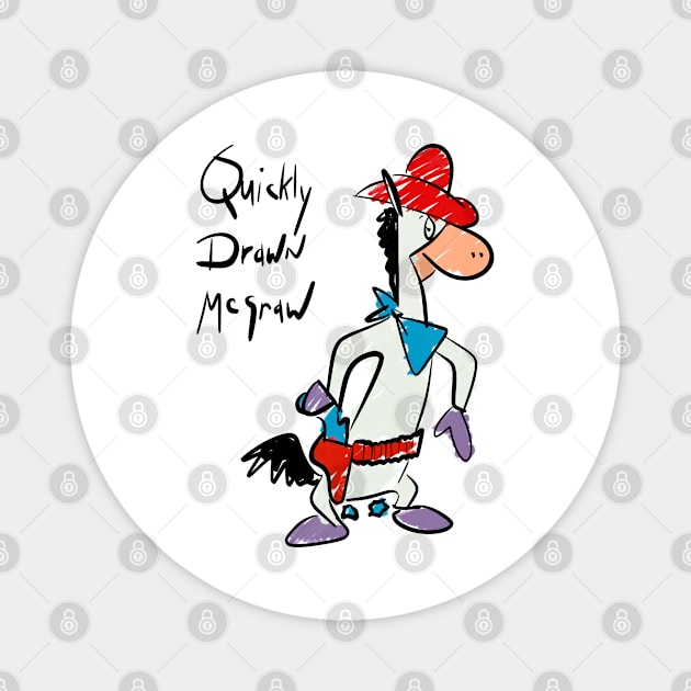 Quickly Drawn McGraw Magnet by Stupiditee